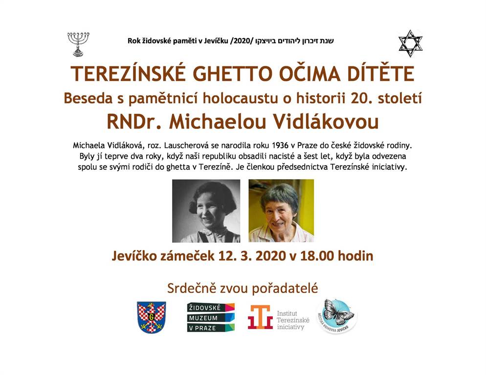  Akce zrušena, náhradní termín oznámíme.Terezínské ghetto očima dítěte