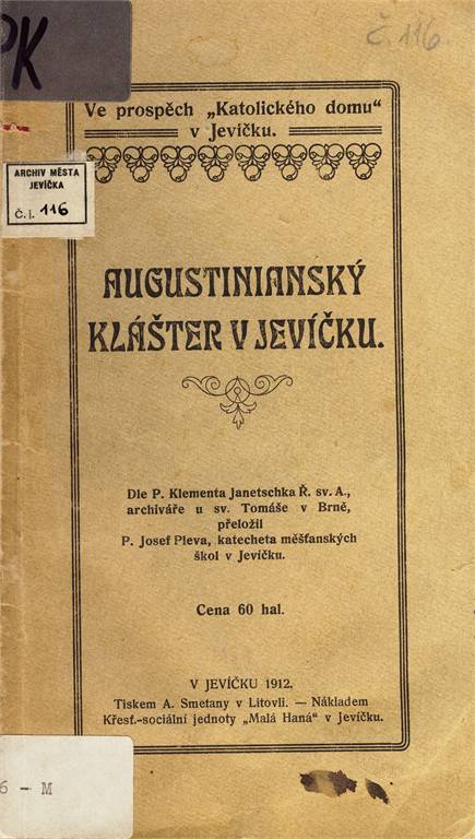 Augustinianský klášter v Jevíčku