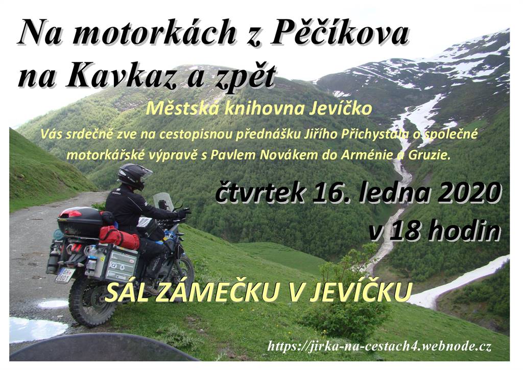 Na motorkách z Pěčíkova na Kavkaz a zpět