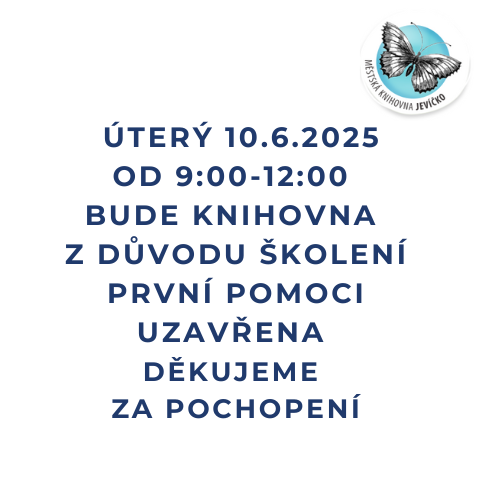 Uzavření knihovny 10.6.2025